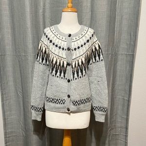 L. O. G. G Fair isle sweater.